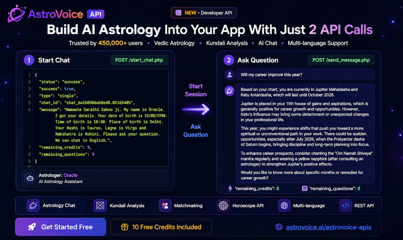 AstroVoice API screenshot 2