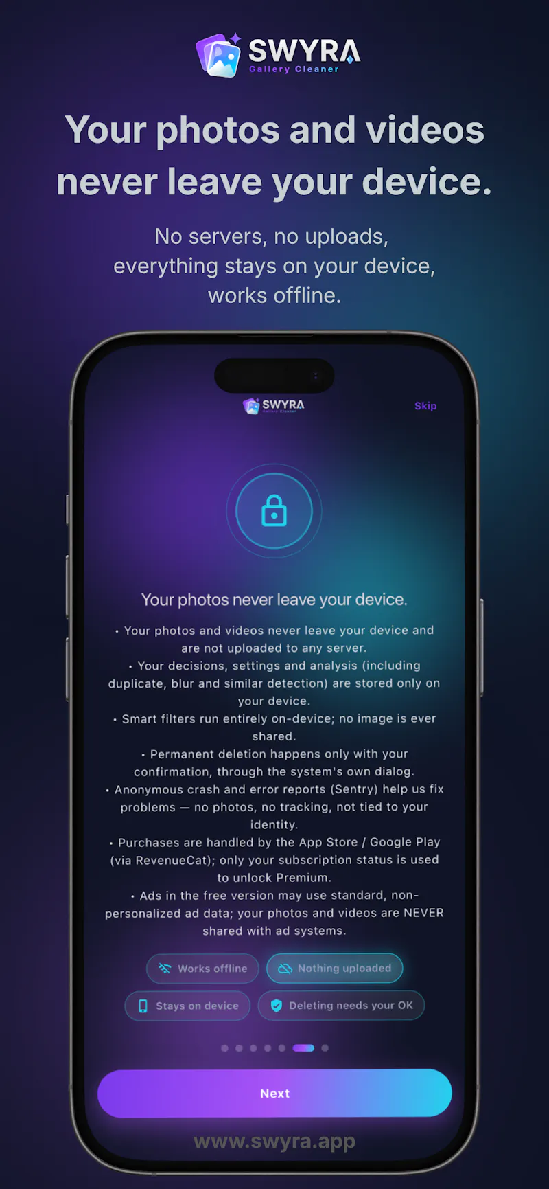 Swyra screenshot 2