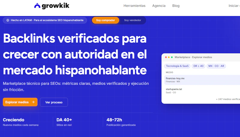 Growkik SEO Marketplace screenshot 1