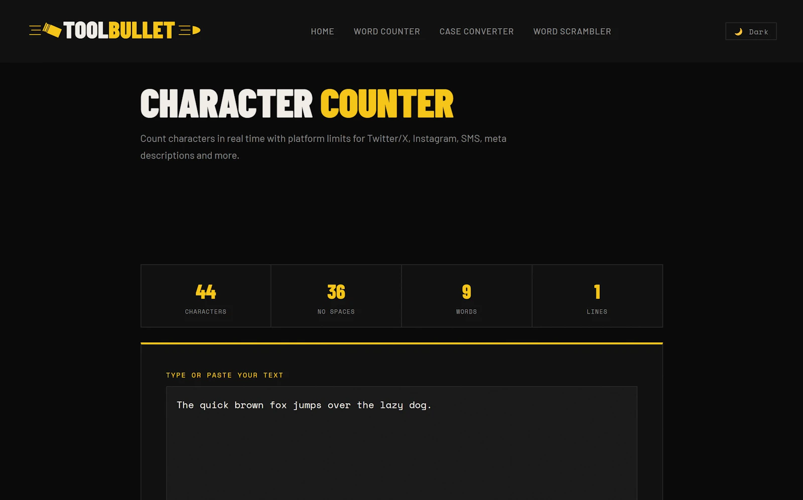 ToolBullet screenshot 3