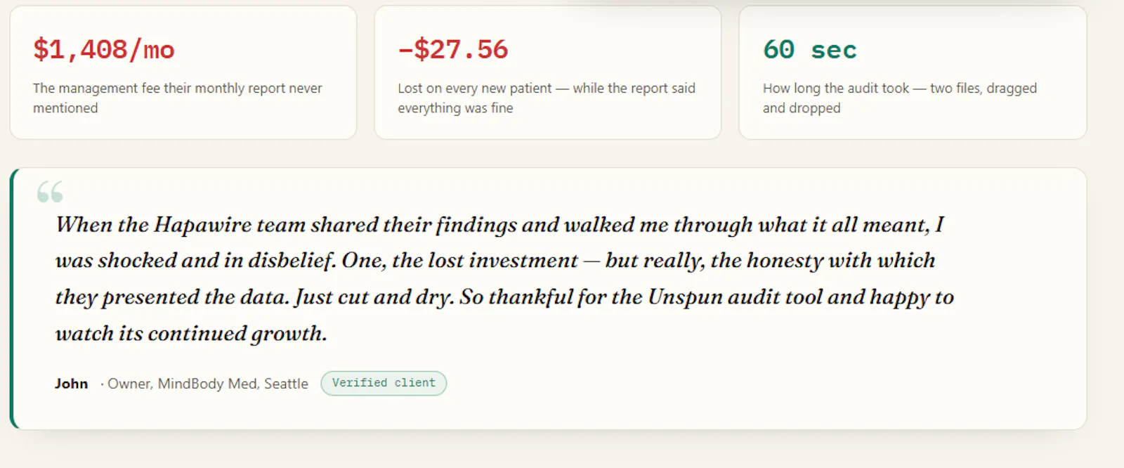Unspun screenshot 2