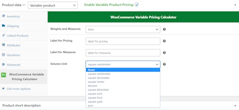 WooCommerce Variable Pricing Plugin gallery image