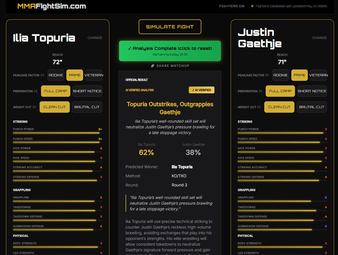 UFC & MMA Fight Simulator gallery image