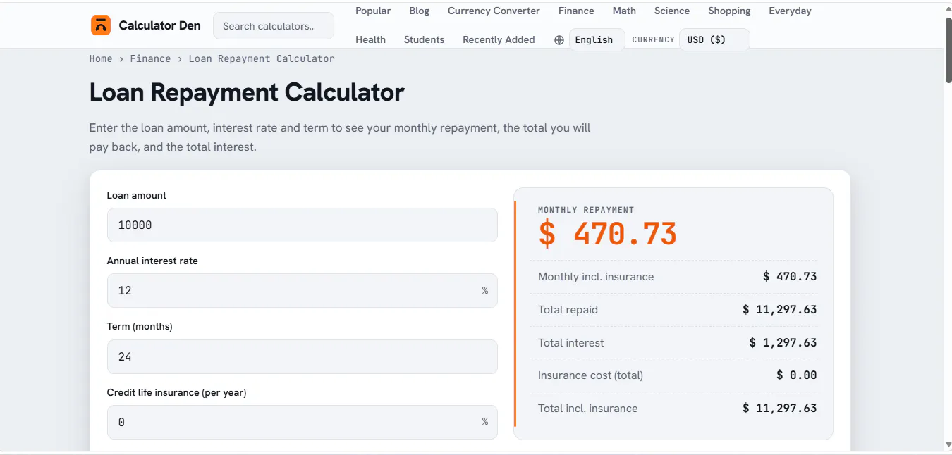 Calculator Den gallery image