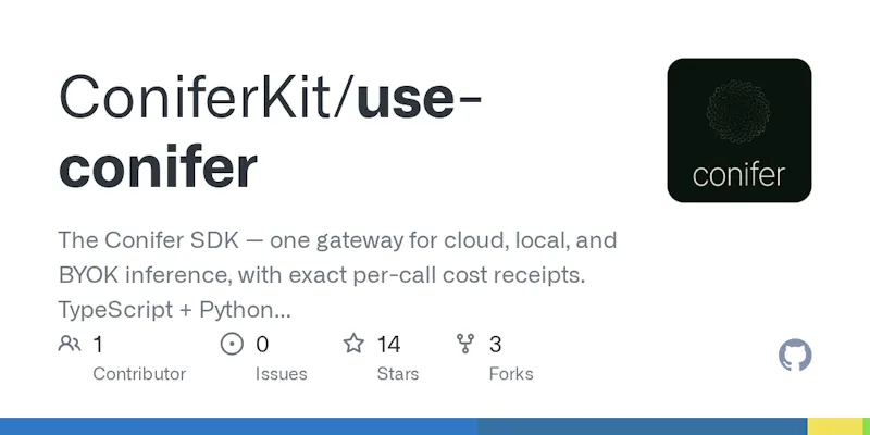 Conifer SDK screenshot 1