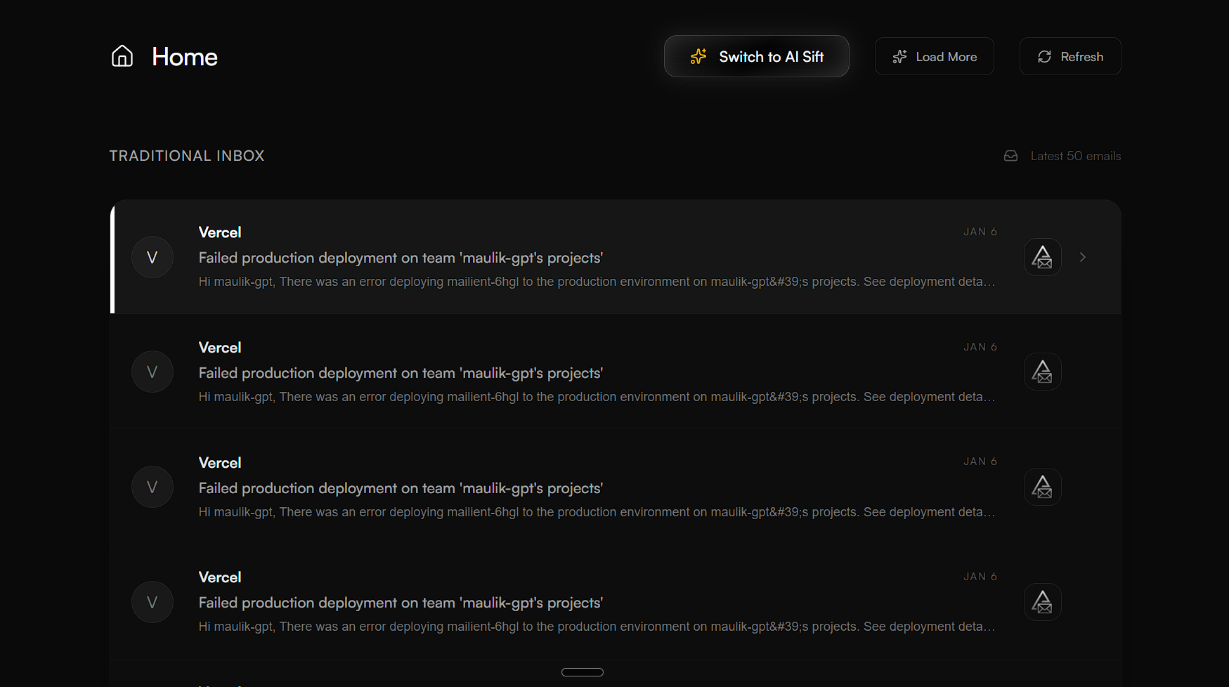 Mailient - Screenshot 4 showing product features and functionality