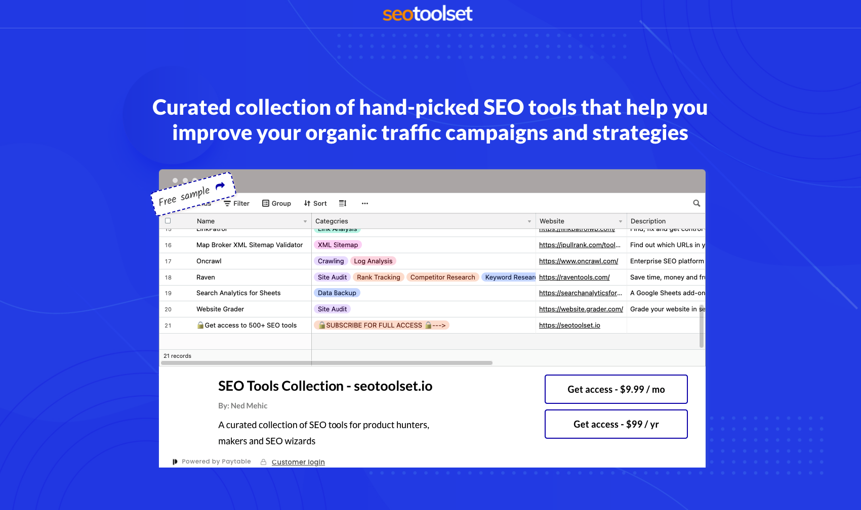 SEO Toolset - 750+ SEO Tools gallery image