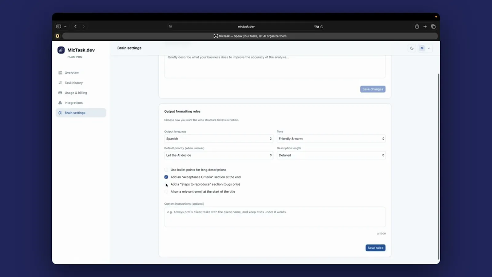 MicTask screenshot 1 (video preview)