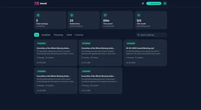 AI Meeting notes gallery image