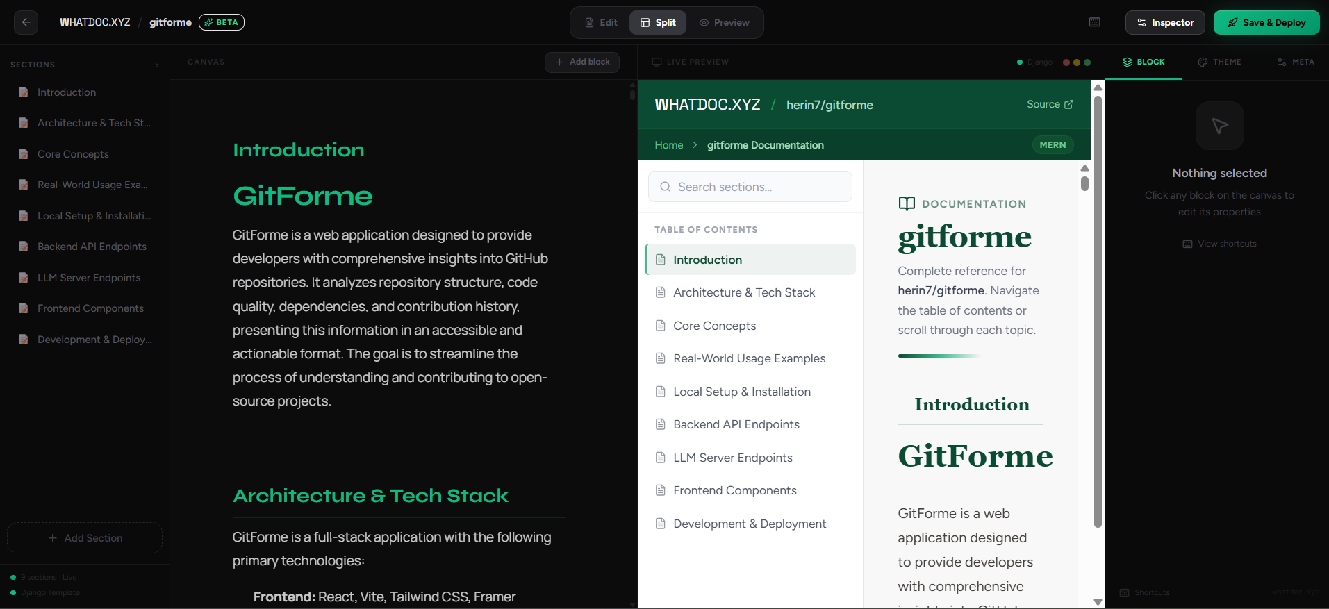 whatdoc.xyz - Screenshot 3 showing product features and functionality
