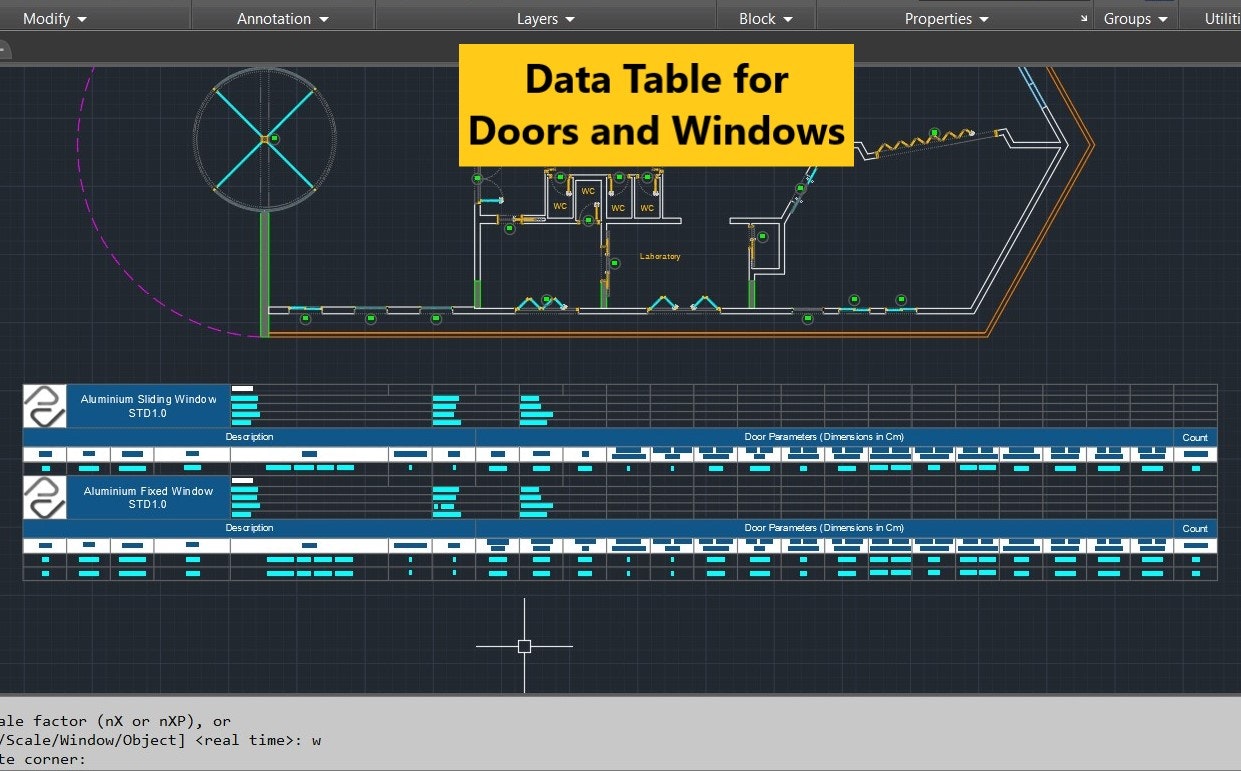 Appiscad: despegue de cantidad para AutoCAD - Increíbles herramientas CAD para el despegue de la cantidad media 5