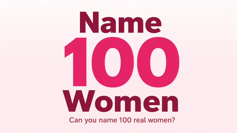 Name 100 Women screenshot 1