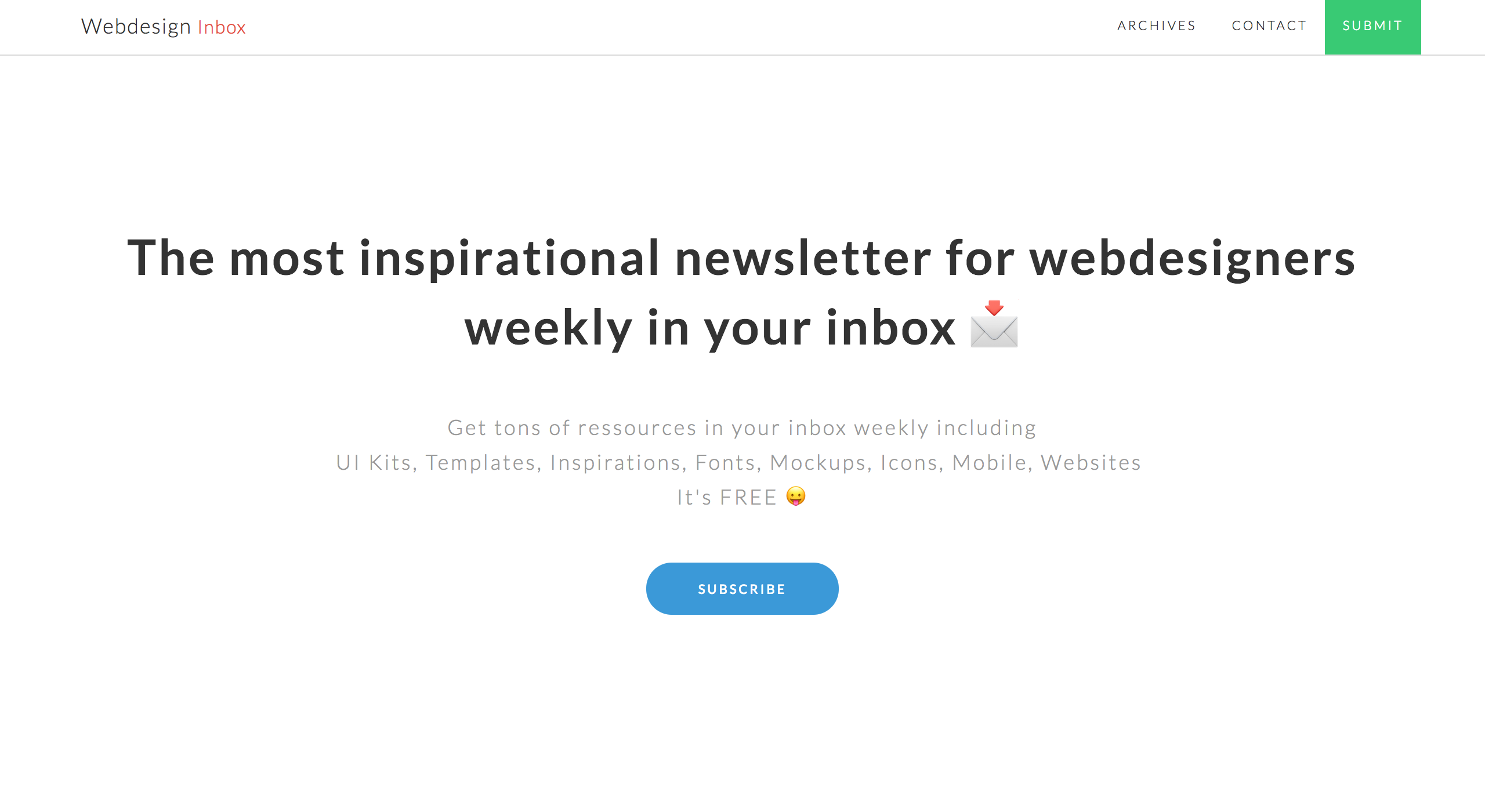 Webdesign Inbox gallery image