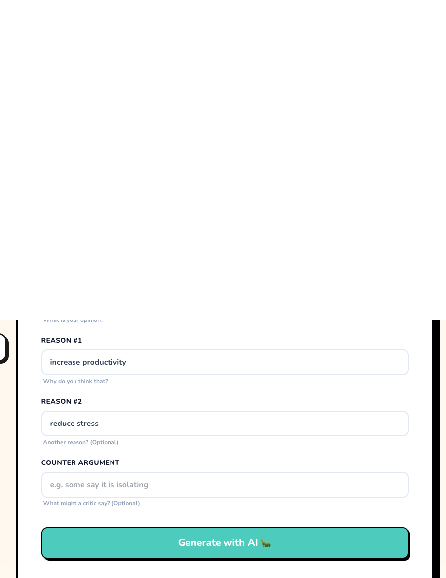 Thesis statment generator gallery image