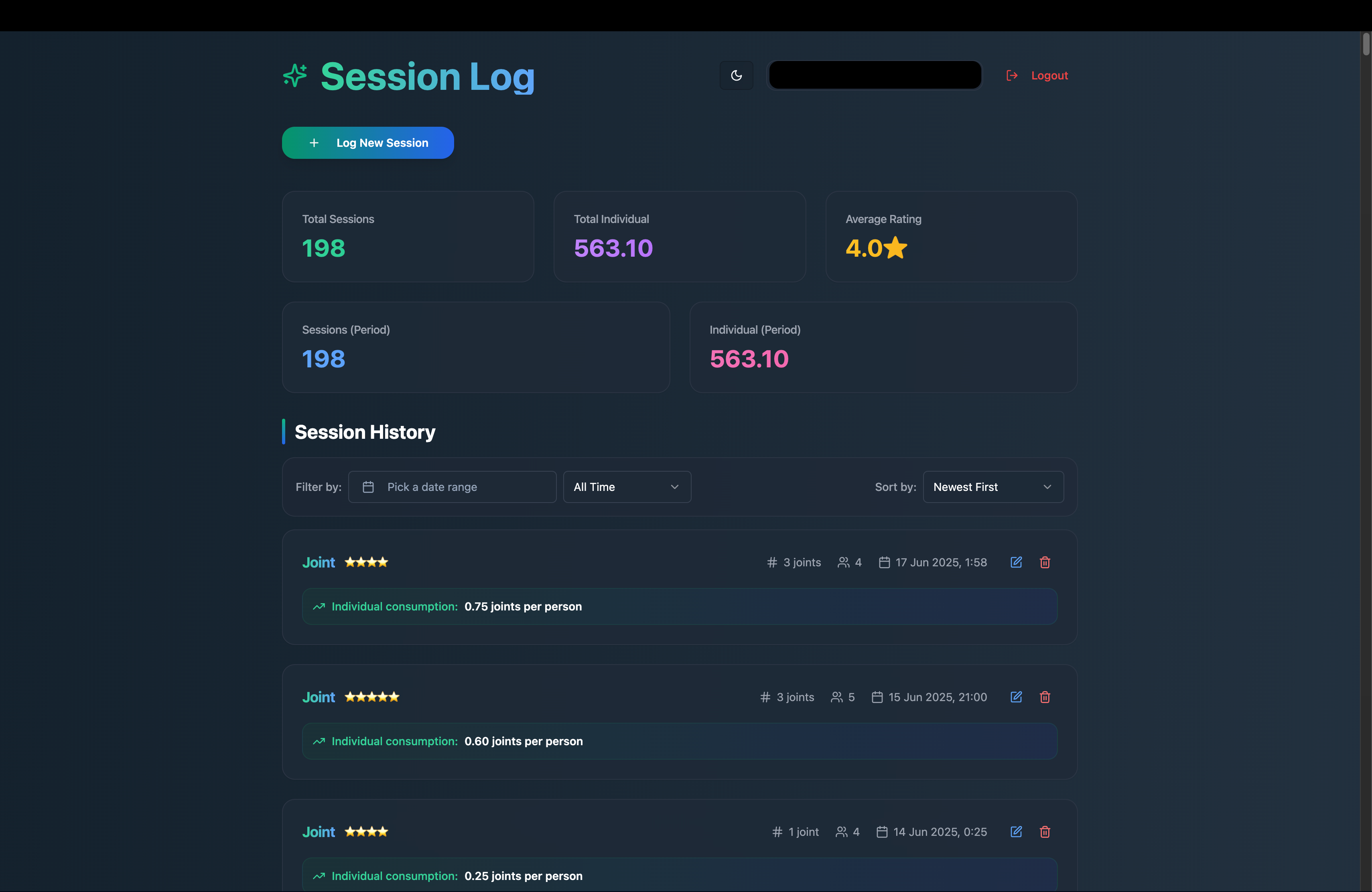 SESS LOGGER（關節及更多） - 記錄你抽煙的東西 media 3