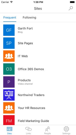SharePoint for iOS