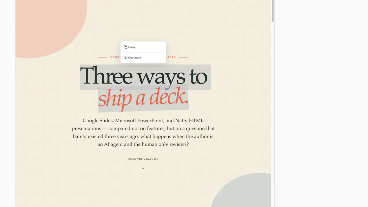 Nativ Docs product