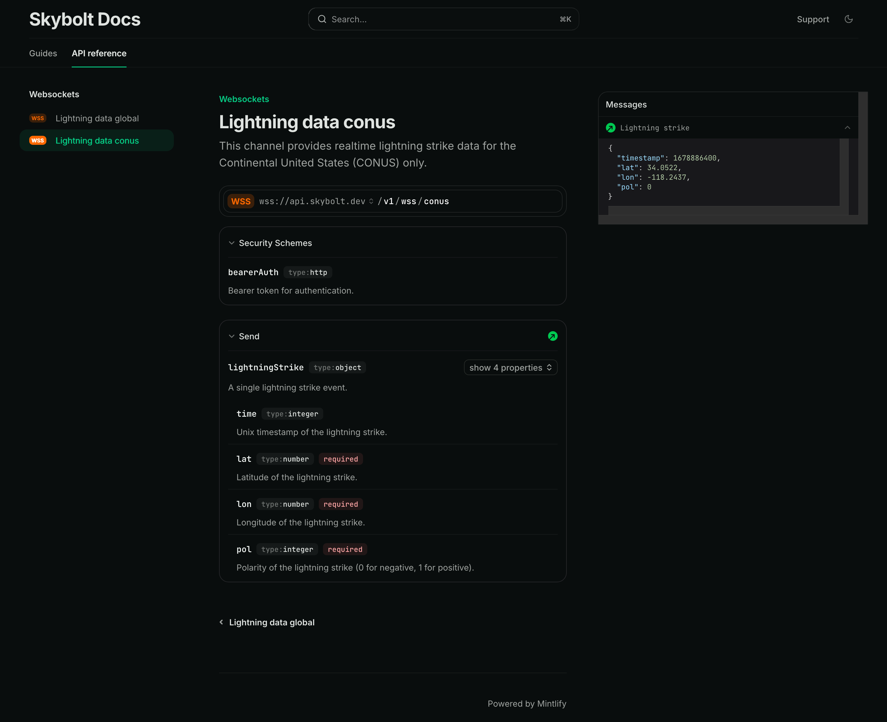 Skybolt - Screenshot 3 showing product features and functionality