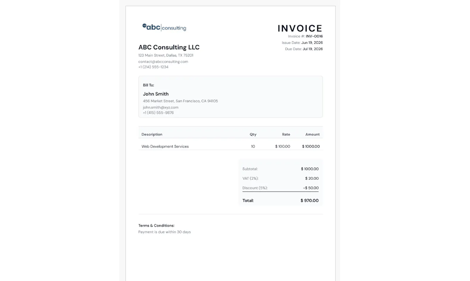 Quick Free Invoice screenshot 8