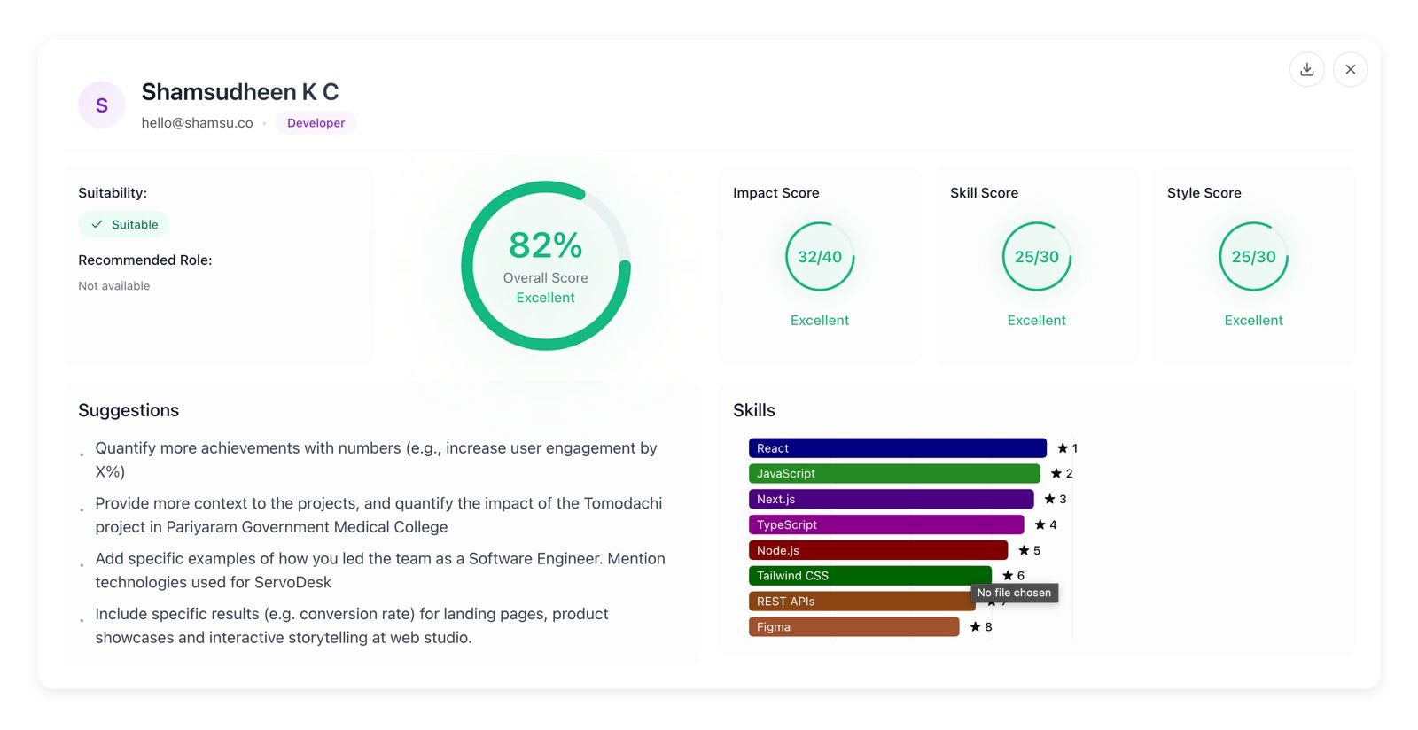 AI Resume Checker สำหรับ ATS - #ประวัติย่อ media 2