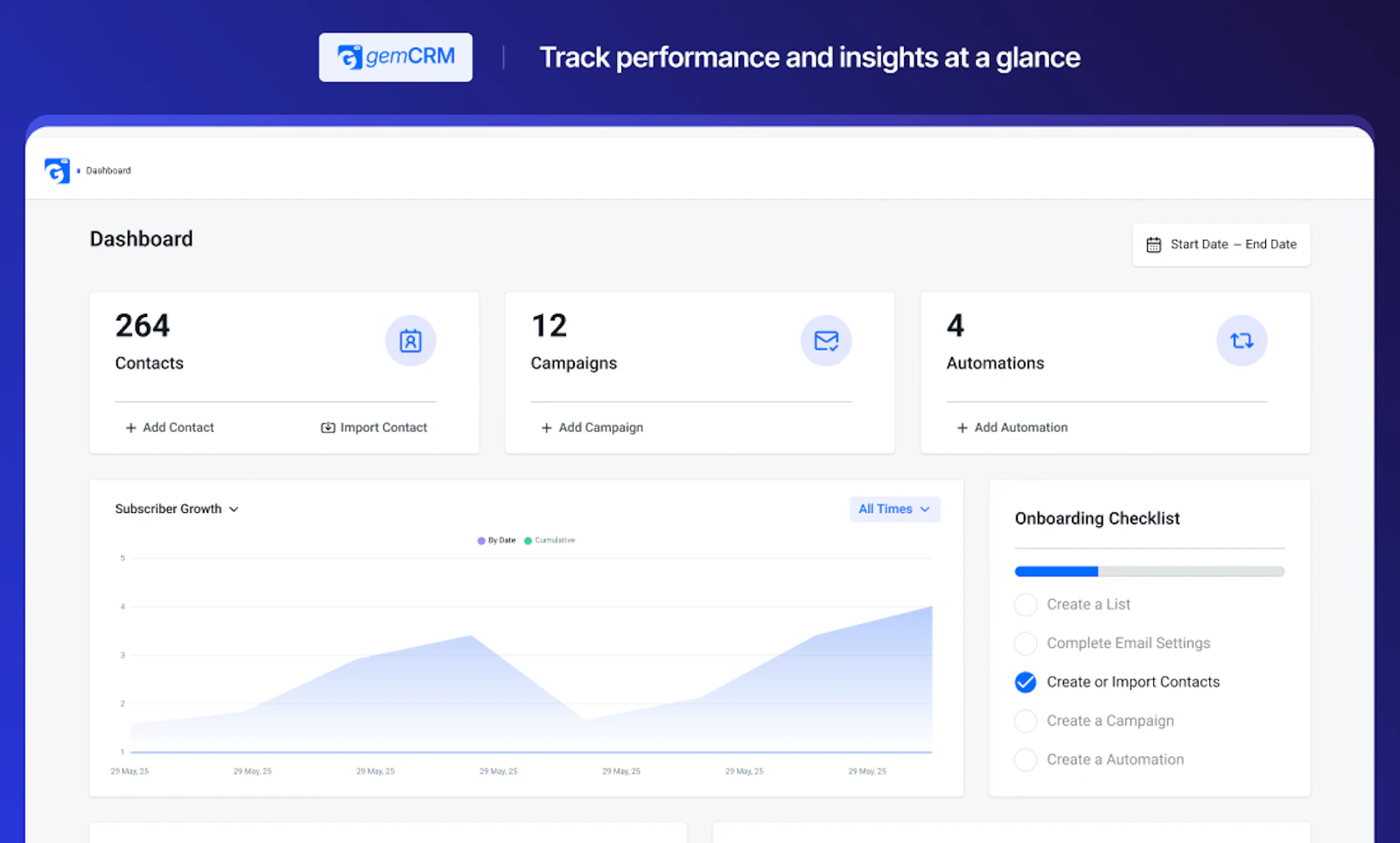 GemCRM screenshot 2