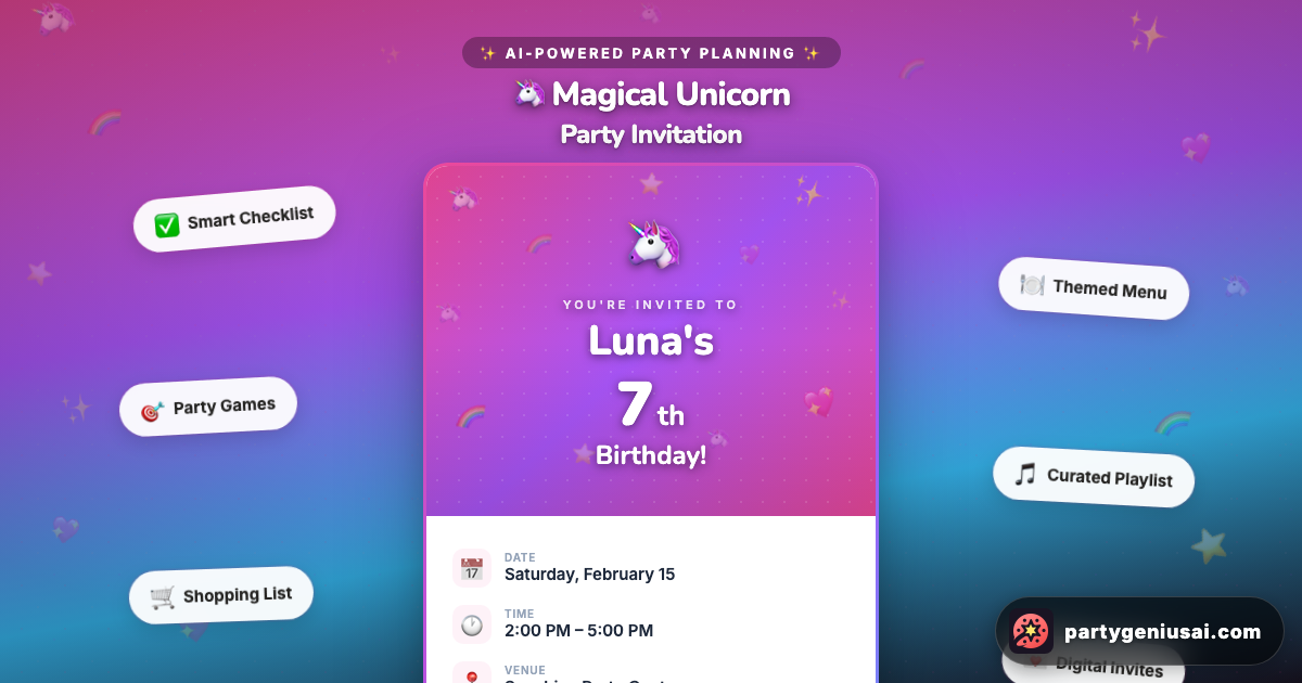PartyGenius AI gallery image
