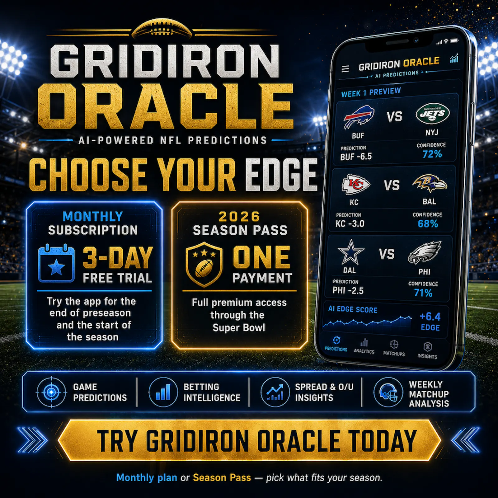 Gridiron Oracle 2026 Season screenshot 3