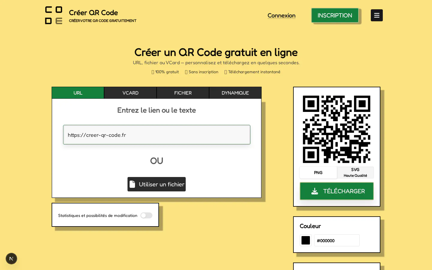 Créer Qr Code product banner