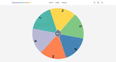 Random Number Generator Wheel gallery image