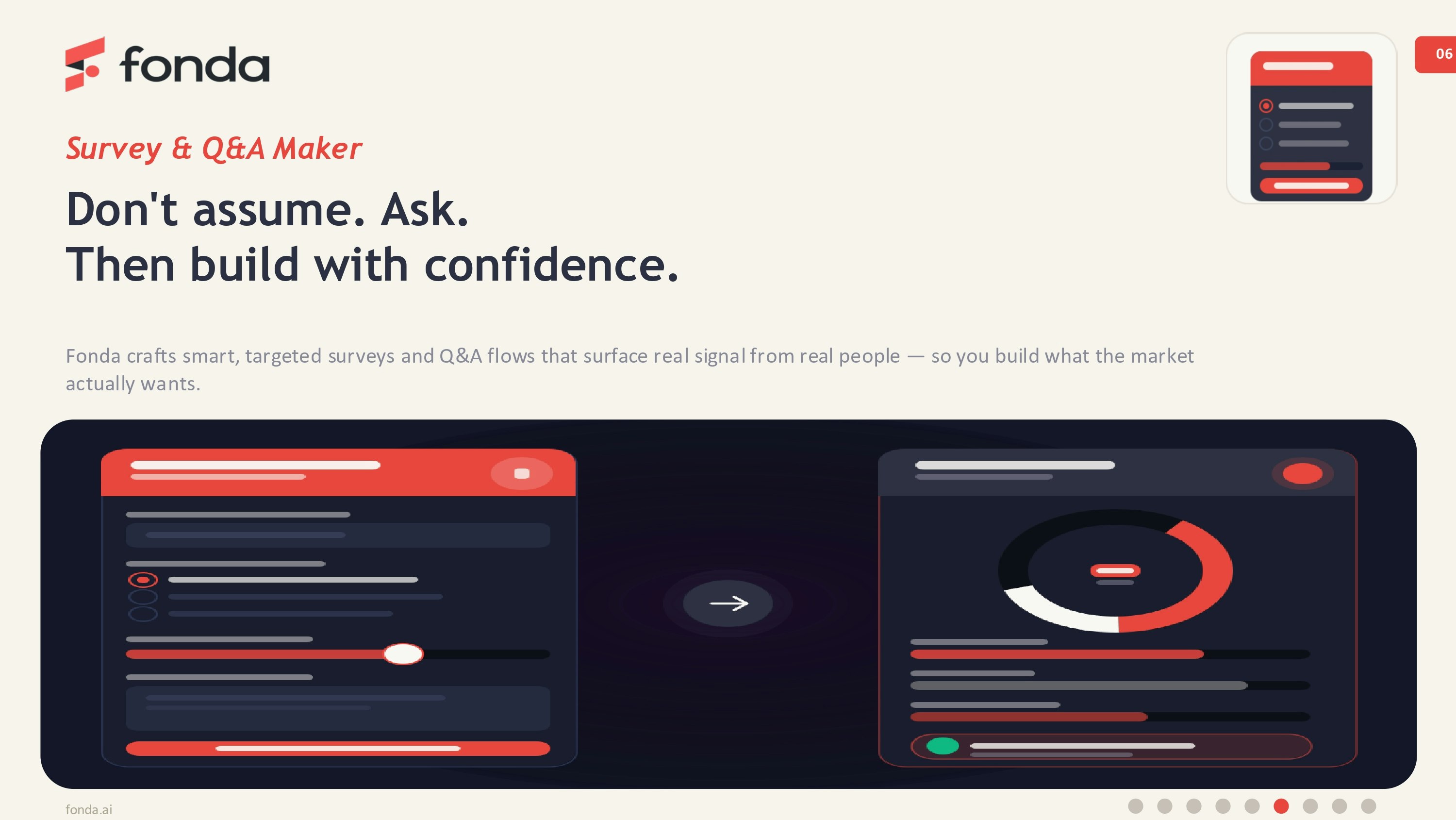 Fonda - Screenshot 5 showing product features and functionality