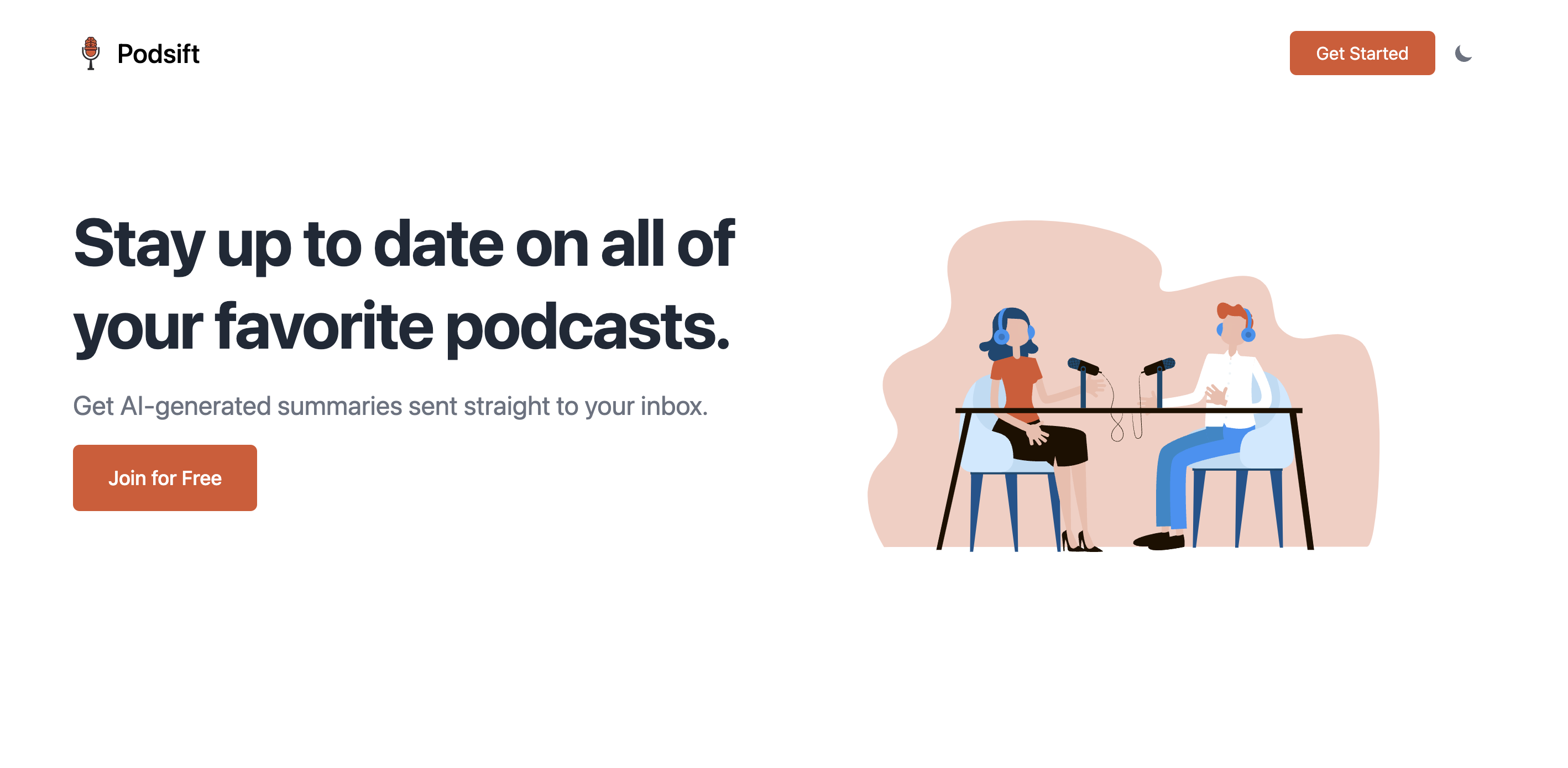 startuptile Podsift-AI generated summaries of your favorite podcasts