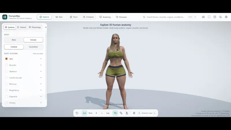 HumanAtlas screenshot 1 (video preview)