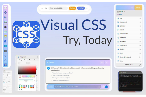 Visual CSS-铬和Firefox扩展 media 2