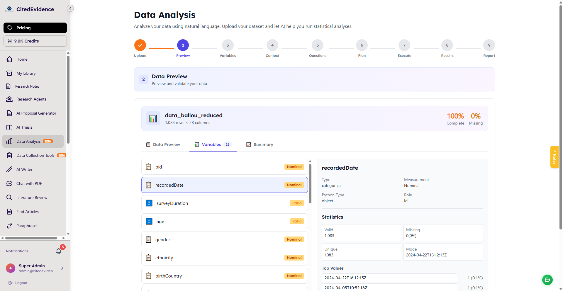 Cited Evidence - Screenshot 3 showing product features and functionality