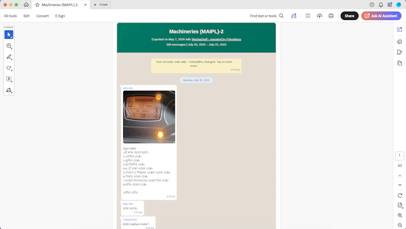 WaChat2PDF screenshot 5