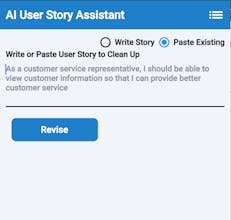 AI User Story Assistant gallery image