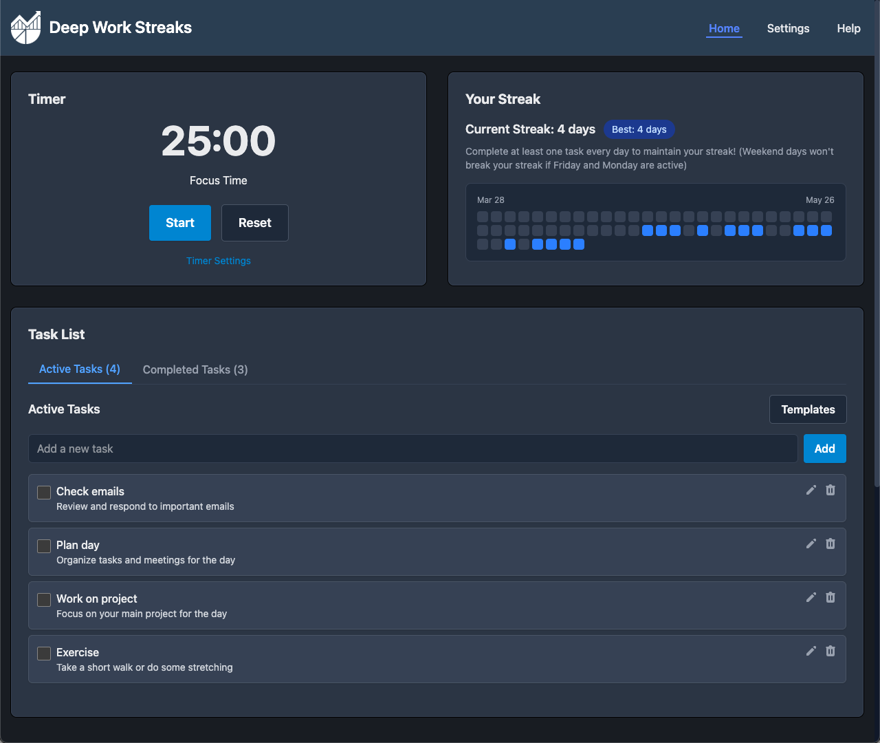 Deep Work Streaks - Stay focused, track progress, build habits through streaks media 1
