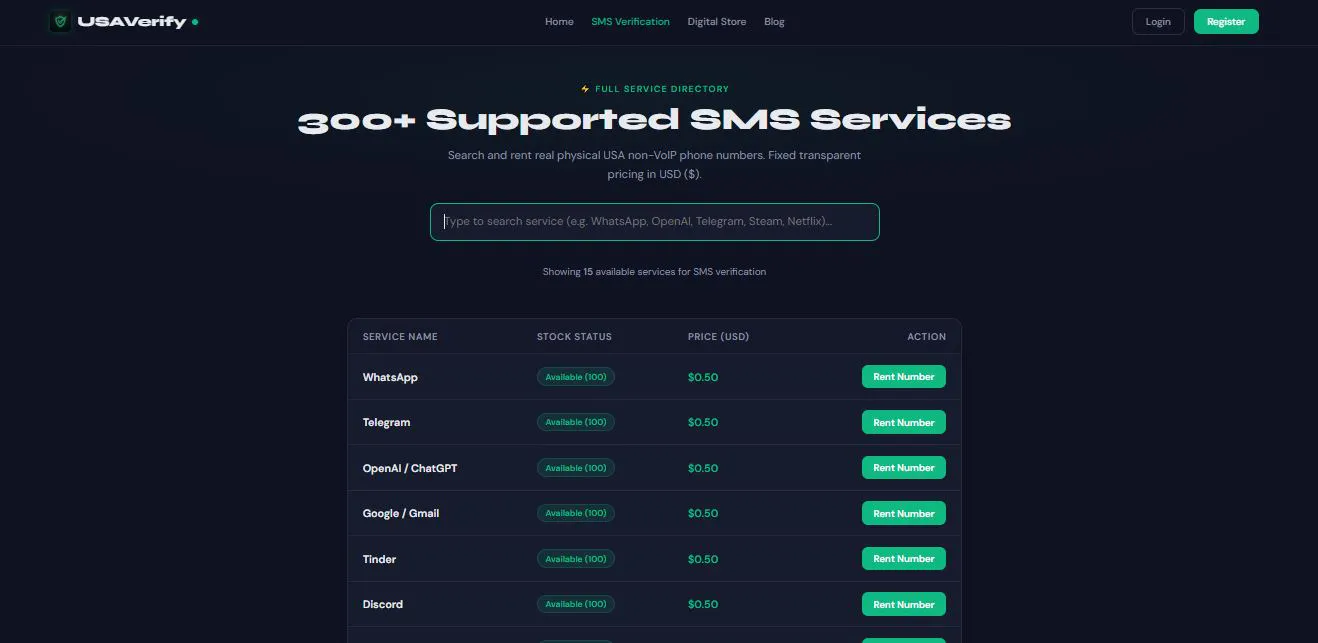 USAVerify - Virtual SMS Verification gallery image