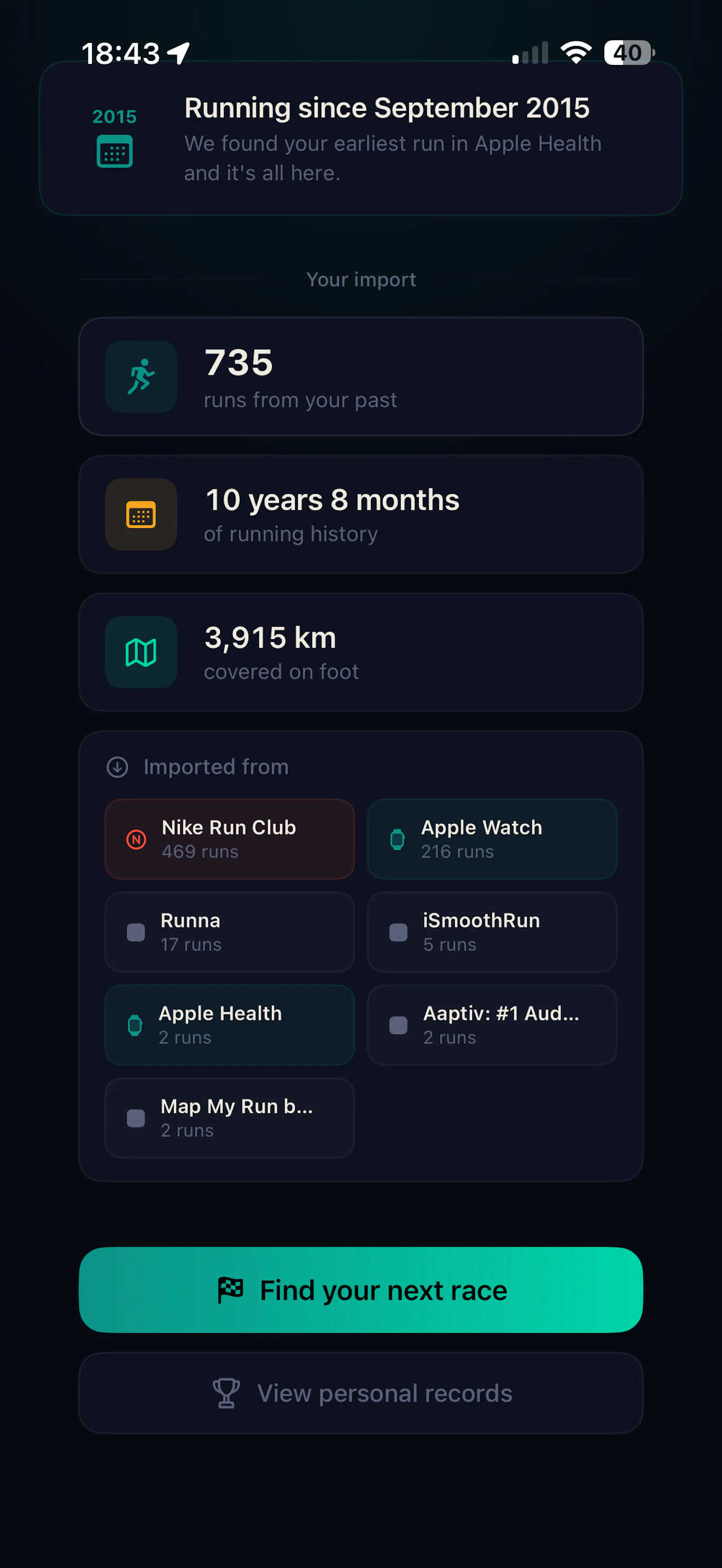 Cursa — Run tracking and training app screenshot 3