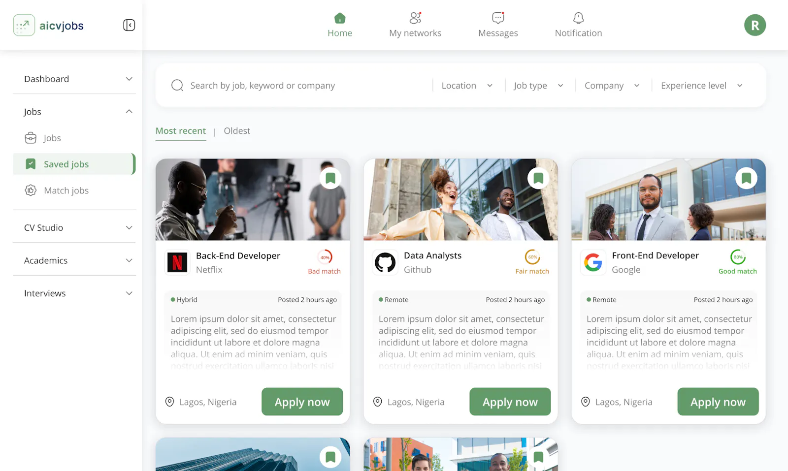 Aicvjobs screenshot 2