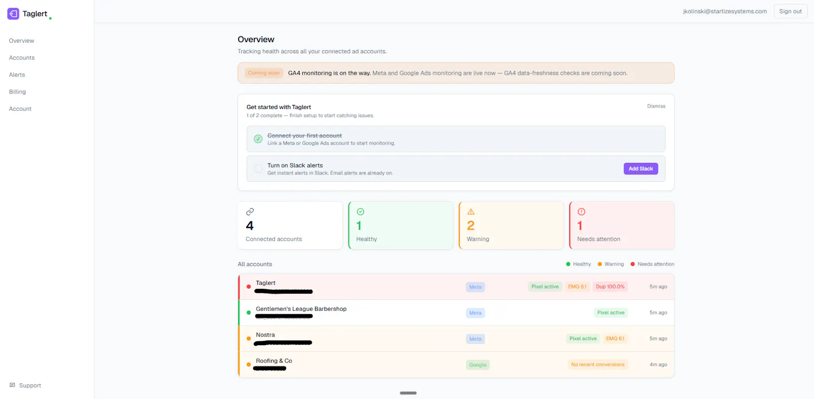 Taglert screenshot 2