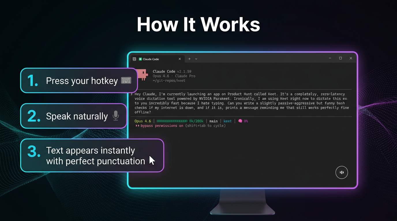 Keet - Screenshot 2 showing product features and functionality
