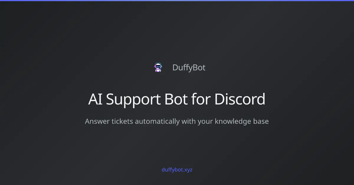 DuffyBot product banner