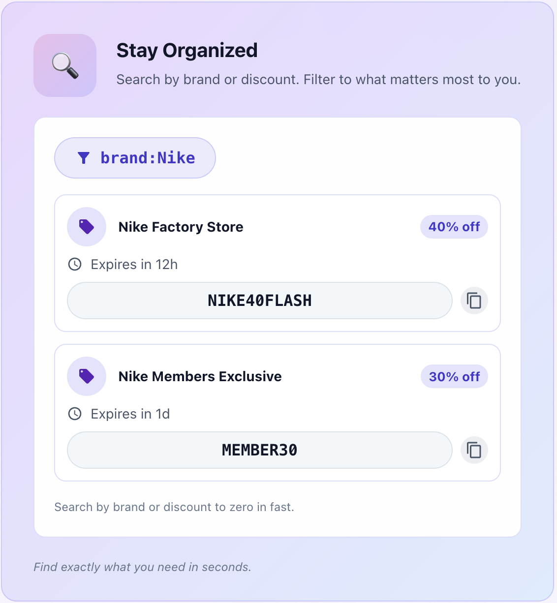 PromoPeek - Screenshot 4 showing product features and functionality