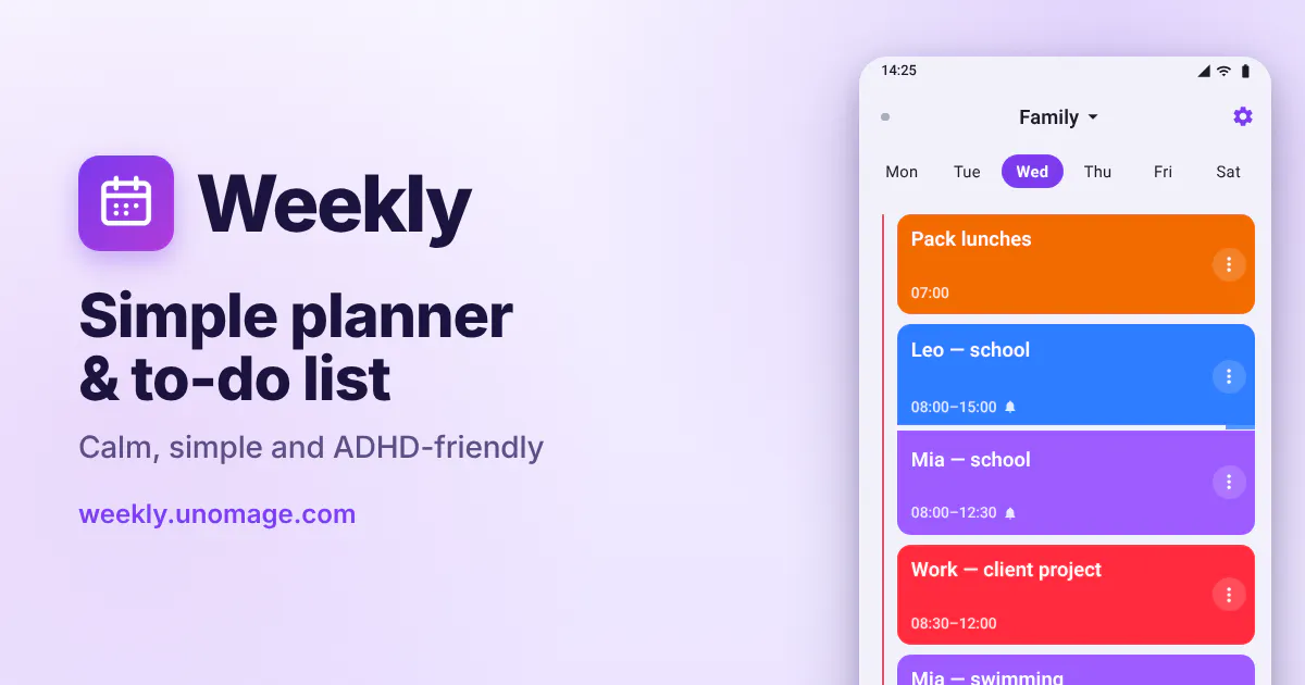 Weekly – Planner & To-Do List gallery image