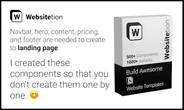 Websitetion Components gallery image