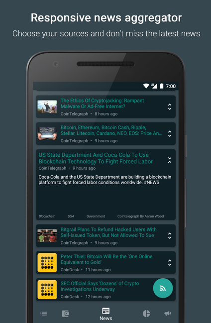 Bitsnapp Crypto Portfolio - Cryptocurrency tracker gallery image