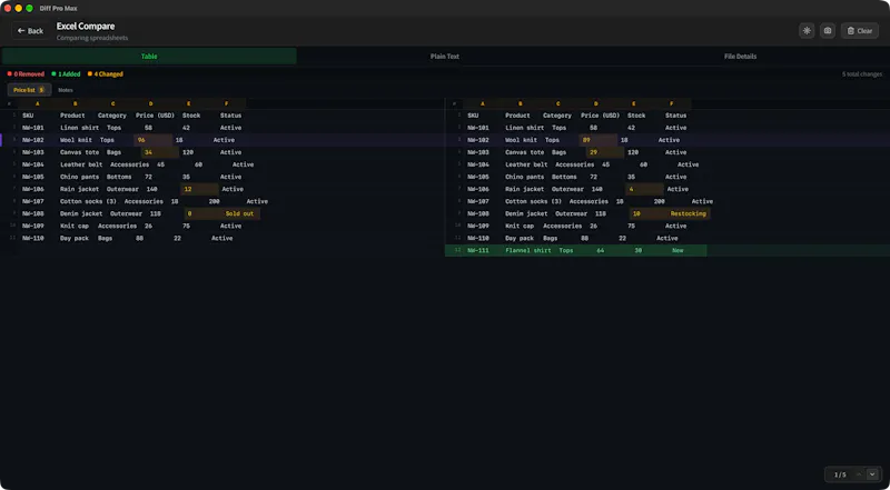 Diff Pro Max - File Compare screenshot 6