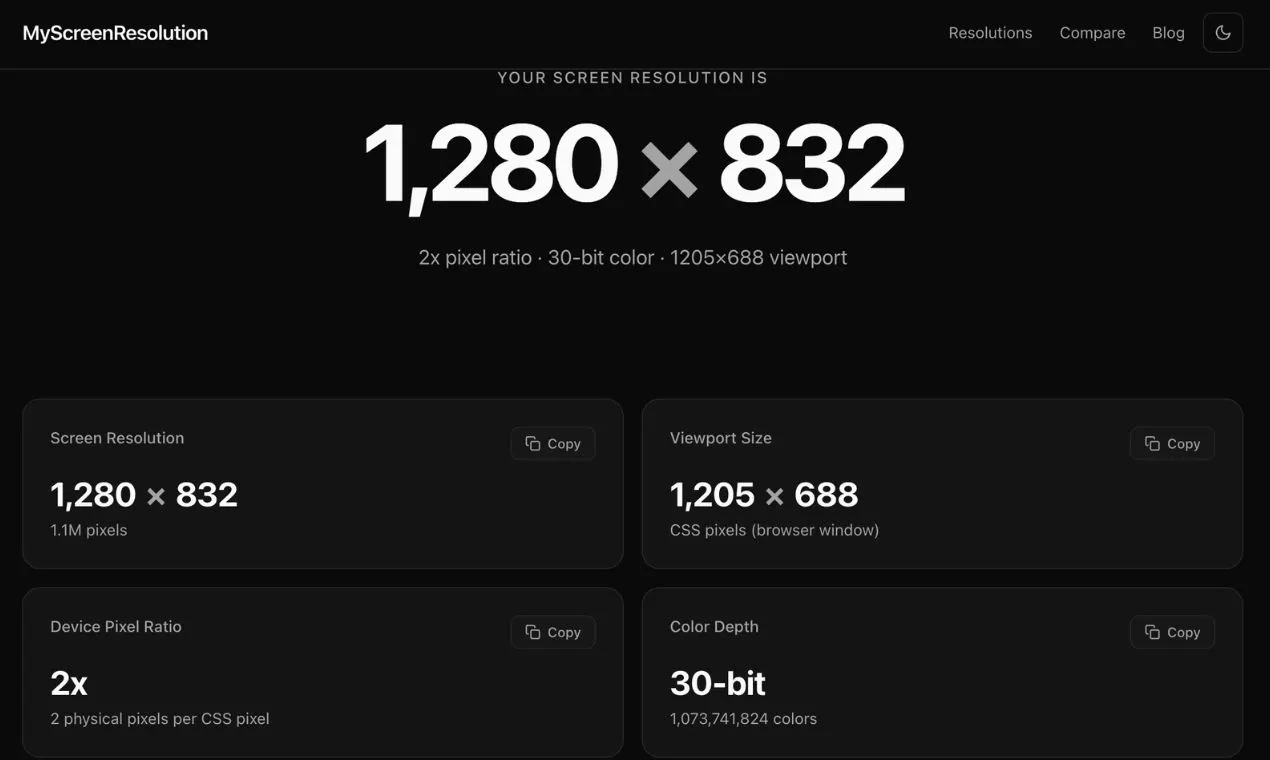 My Screen Resolution gallery image
