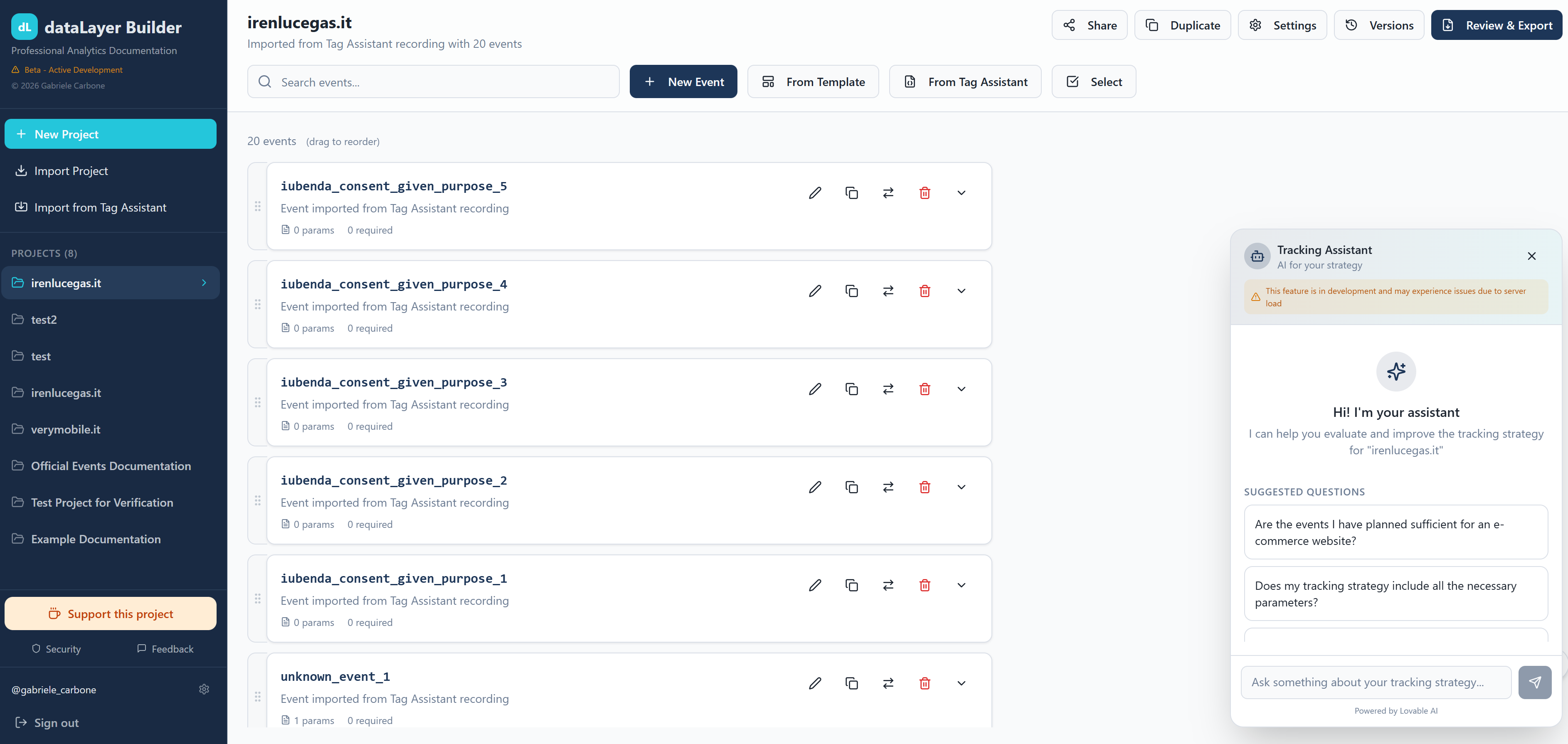 dataLayer Builder gallery image